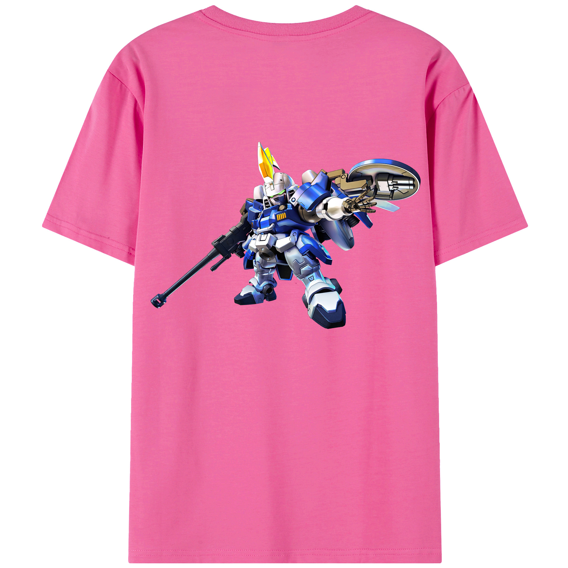 （画像用） 機動戦士ガンダム Mobile Suit Gundam レディース半袖Tシャツ(バックプリント)